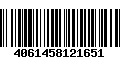 Código de Barras 4061458121651