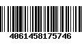 Código de Barras 4061458175746