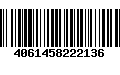 Código de Barras 4061458222136