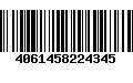 Código de Barras 4061458224345