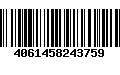 Código de Barras 4061458243759