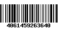 Código de Barras 4061459263640