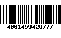 Código de Barras 4061459420777