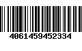 Código de Barras 4061459452334