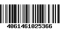 Código de Barras 4061461025366