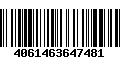 Código de Barras 4061463647481