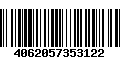 Código de Barras 4062057353122