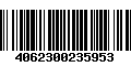 Código de Barras 4062300235953