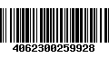 Código de Barras 4062300259928