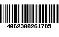 Código de Barras 4062300261785