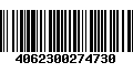 Código de Barras 4062300274730