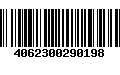 Código de Barras 4062300290198