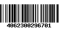 Código de Barras 4062300296701