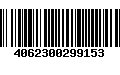 Código de Barras 4062300299153