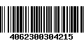 Código de Barras 4062300304215