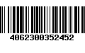 Código de Barras 4062300352452