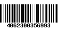 Código de Barras 4062300356993