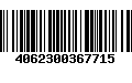 Código de Barras 4062300367715