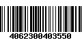 Código de Barras 4062300403550