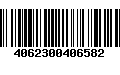 Código de Barras 4062300406582