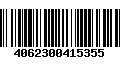 Código de Barras 4062300415355