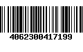 Código de Barras 4062300417199