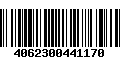 Código de Barras 4062300441170