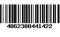 Código de Barras 4062300441422