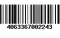 Código de Barras 4063367002243