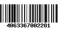 Código de Barras 4063367002281