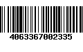 Código de Barras 4063367002335