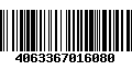 Código de Barras 4063367016080