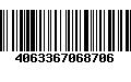 Código de Barras 4063367068706