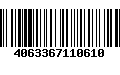 Código de Barras 4063367110610