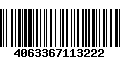 Código de Barras 4063367113222