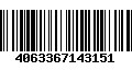 Código de Barras 4063367143151