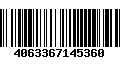 Código de Barras 4063367145360