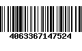 Código de Barras 4063367147524