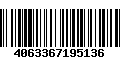 Código de Barras 4063367195136