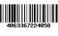 Código de Barras 4063367224058