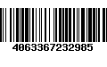 Código de Barras 4063367232985