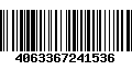 Código de Barras 4063367241536
