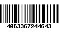 Código de Barras 4063367244643