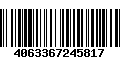 Código de Barras 4063367245817