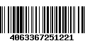 Código de Barras 4063367251221