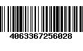 Código de Barras 4063367256028