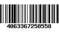 Código de Barras 4063367258558