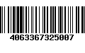 Código de Barras 4063367325007