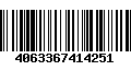 Código de Barras 4063367414251