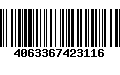 Código de Barras 4063367423116